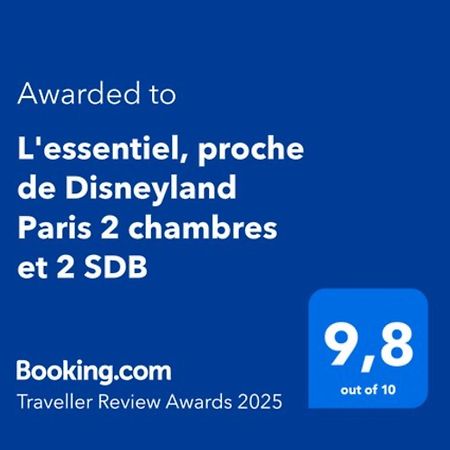L'Essentiel, Proche De Disneyland Paris 2 Chambres Et 2 Sdb シェシー エクステリア 写真